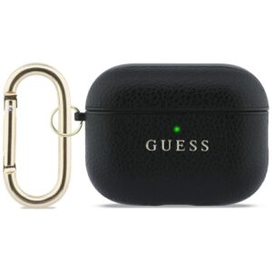Guess Grained Classic Logo case for AirPods Pro 3 (fekete)