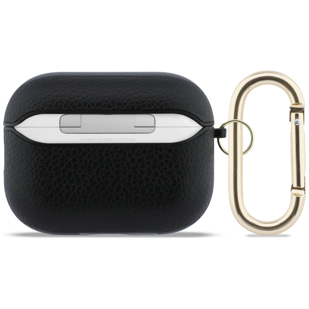 iTok webáruház - Guess Guess Grained Classic Logo case for AirPods Pro 3 (fekete) 2 Guess Grained Classic Logo case for AirPods Pro 3 (fekete)
