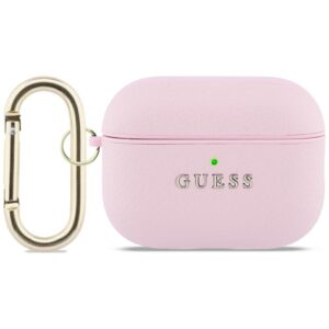 Guess Grained Classic Logo Case for AirPods Pro 3 (rózsaszín)