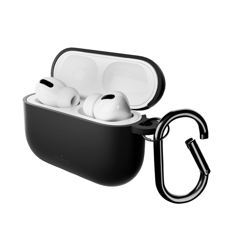 iTok webáruház - Puro Puro Icon Case for AirPods Pro 3 (fekete) 2 Puro Icon Case for AirPods Pro 3 (fekete)