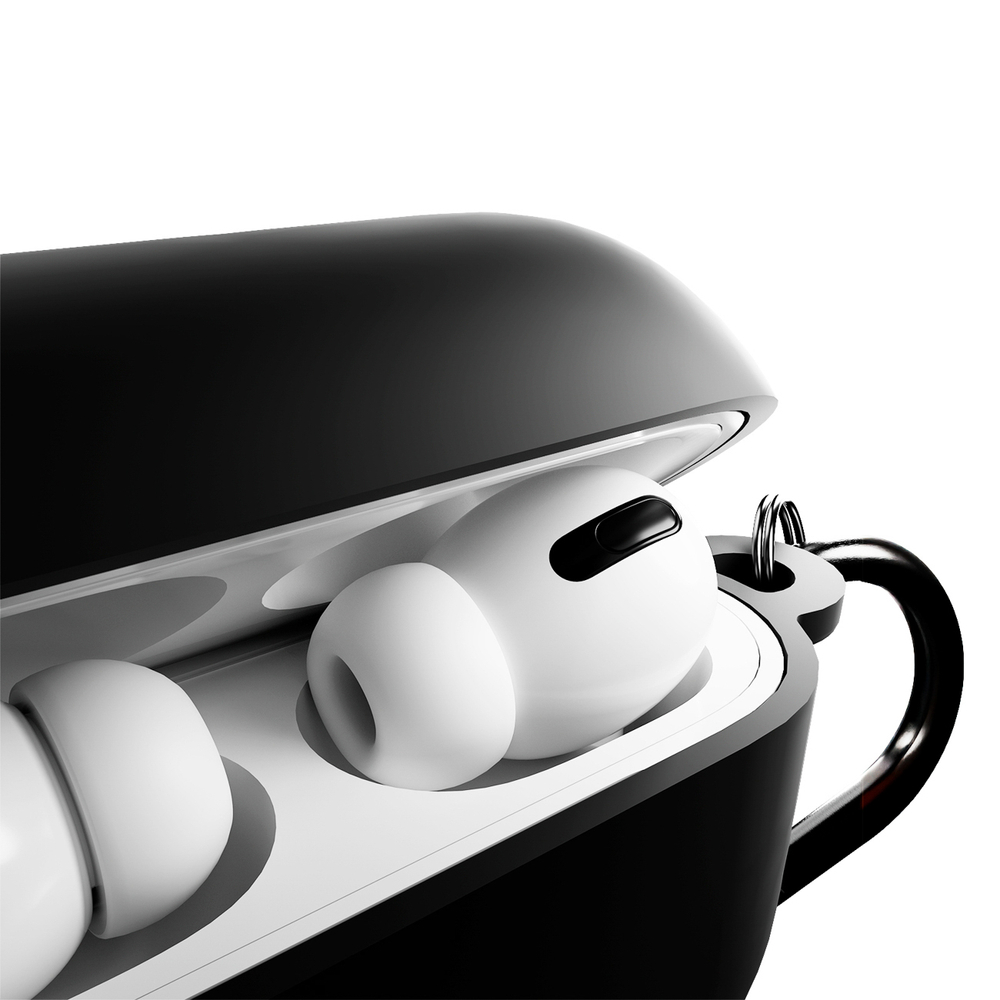 iTok webáruház - Puro Puro Icon Case for AirPods Pro 3 (fekete) 3 Puro Icon Case for AirPods Pro 3 (fekete)