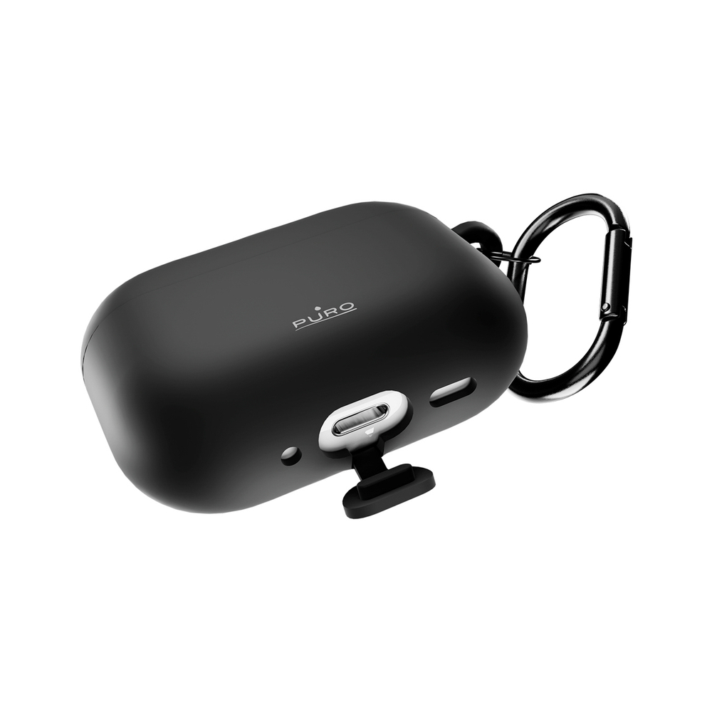 iTok webáruház - Puro Puro Icon Case for AirPods Pro 3 (fekete) 4 Puro Icon Case for AirPods Pro 3 (fekete)
