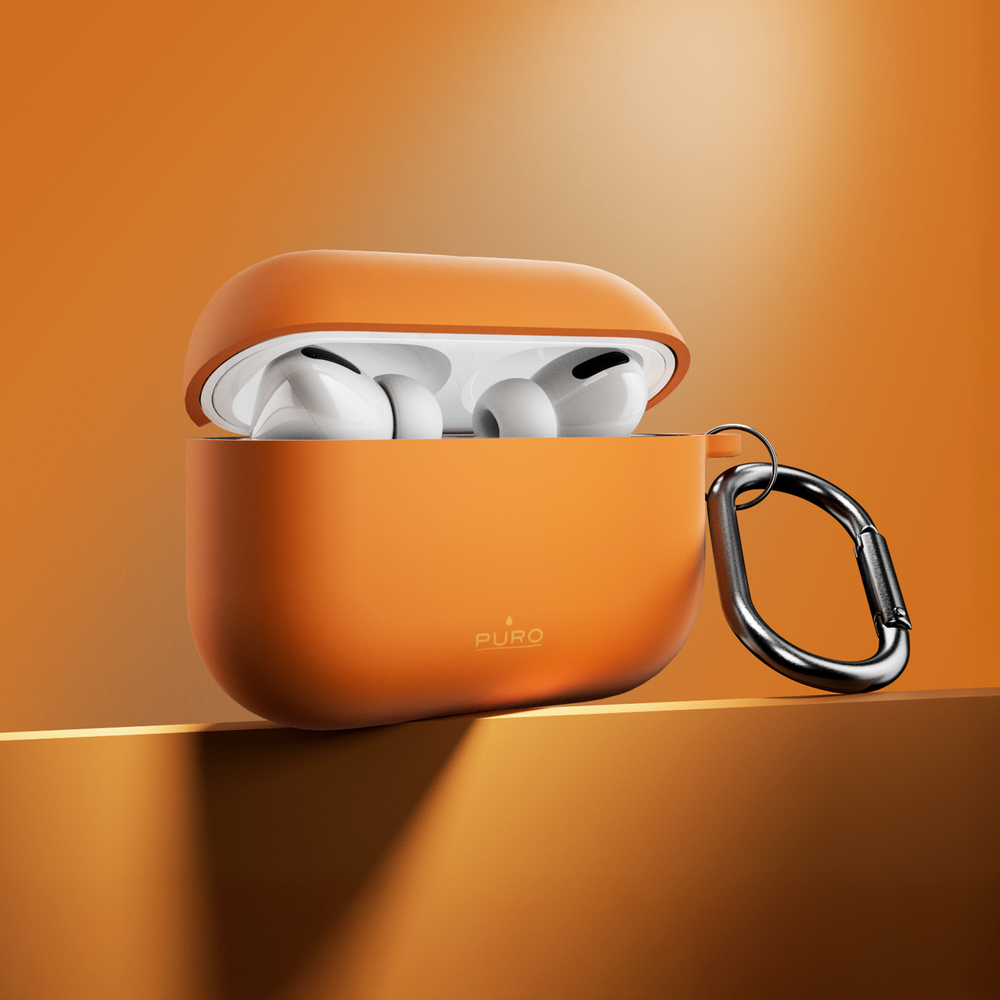 iTok webáruház - Puro Puro Icon Case for AirPods Pro 3 (narancssárga) 5 Puro Icon Case for AirPods Pro 3 (narancssárga)