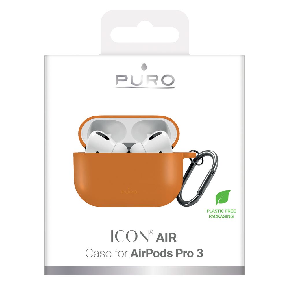 iTok webáruház - Puro Puro Icon Case for AirPods Pro 3 (narancssárga) 6 Puro Icon Case for AirPods Pro 3 (narancssárga)