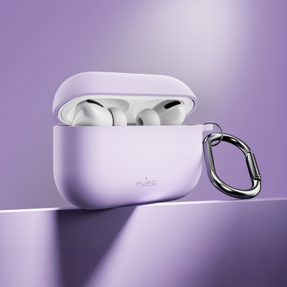 iTok webáruház - Puro Puro Icon Case for AirPods Pro 3 (lila) 5 Puro Icon Case for AirPods Pro 3 (lila)