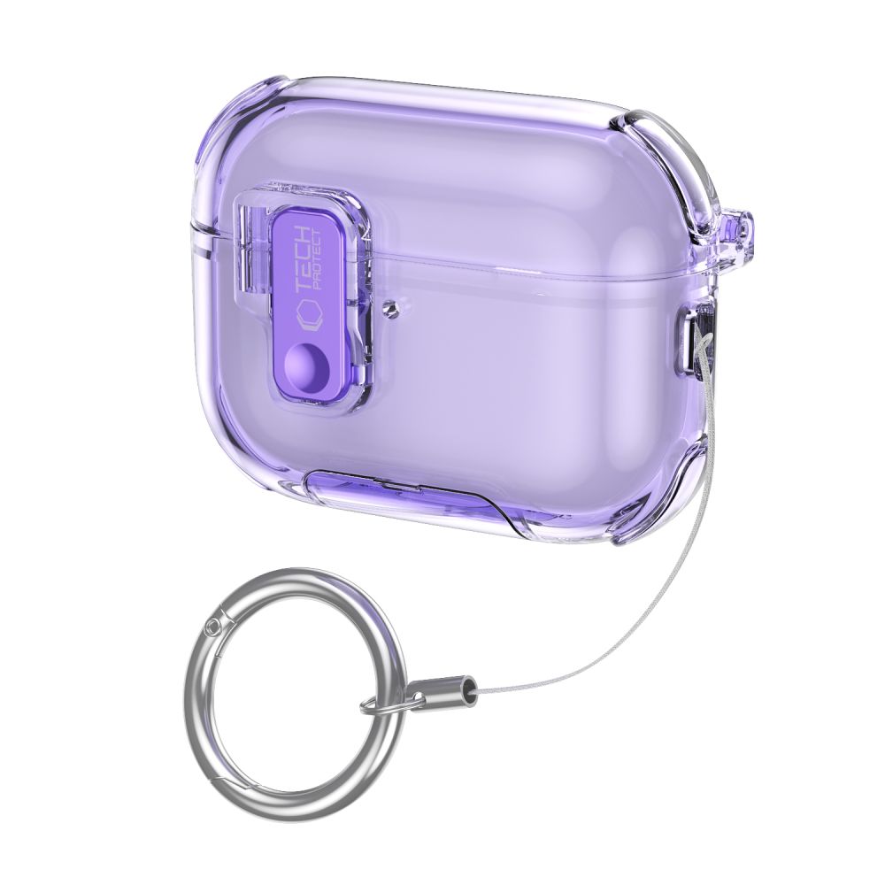 iTok webáruház - Tech-Protect Tech-Protect Bounce Pro Case for AirPods Pro 3 (lila) 2 Tech-Protect Bounce Pro Case for AirPods Pro 3 (lila)