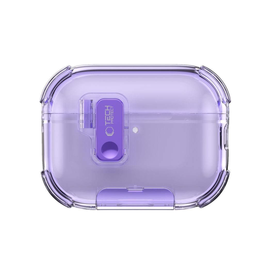 iTok webáruház - Tech-Protect Tech-Protect Bounce Pro Case for AirPods Pro 3 (lila) 3 Tech-Protect Bounce Pro Case for AirPods Pro 3 (lila)