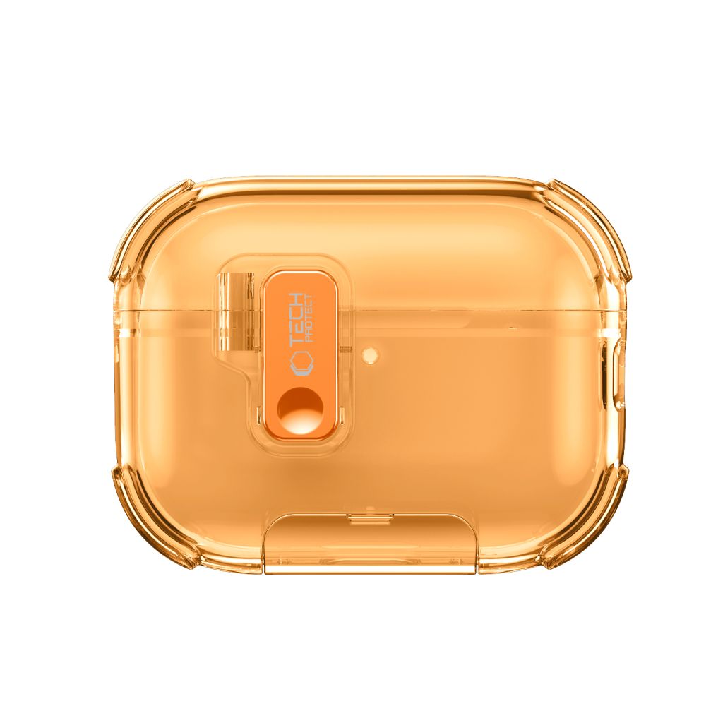 iTok webáruház - Tech-Protect Tech-Protect Bounce Pro case for AirPods Pro 3 (narancssárga) 3 Tech-Protect Bounce Pro case for AirPods Pro 3 (narancssárga)