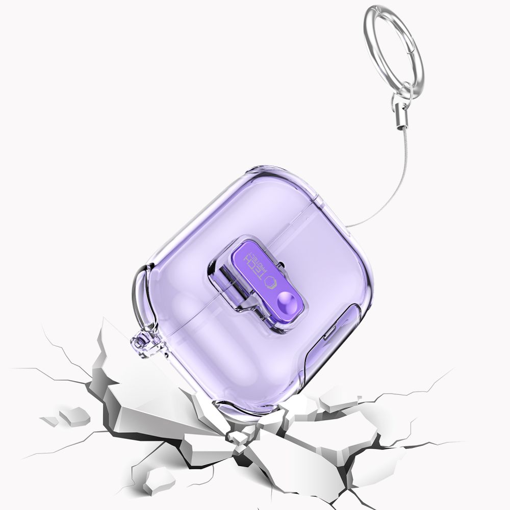 iTok webáruház - Tech-Protect Tech-Protect Bounce Pro Case for AirPods Pro 3 (átlátszó) 8 Tech-Protect Bounce Pro Case for AirPods Pro 3 (átlátszó)