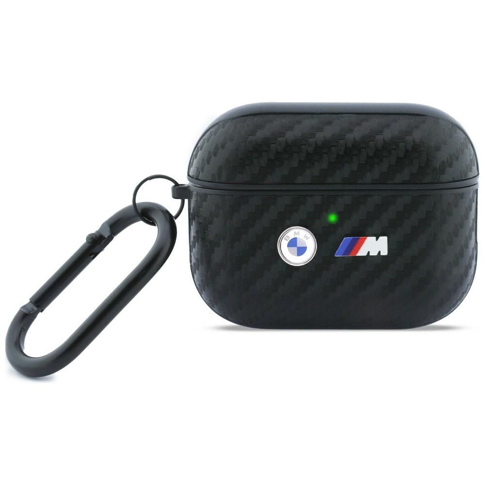 iTok webáruház - BMW BMW Carbon Metal Logo Case for AirPods Pro 3 (fekete) 1 BMW Carbon Metal Logo Case for AirPods Pro 3 (fekete)