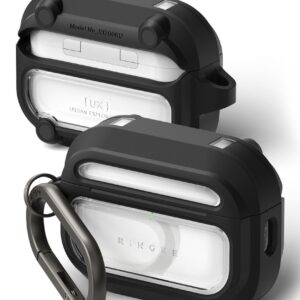 Ringke UX Magnetic Case for AirPods Pro 3 (fekete és átlátszó)