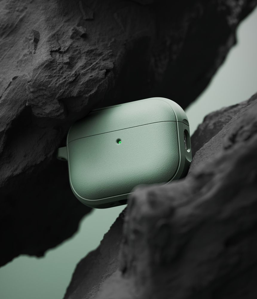 iTok webáruház - Ringke Onyx Magnetic MagSafe Case for AirPods Pro 3 (zöld) 5 Ringke Onyx Magnetic MagSafe Case for AirPods Pro 3 (zöld)
