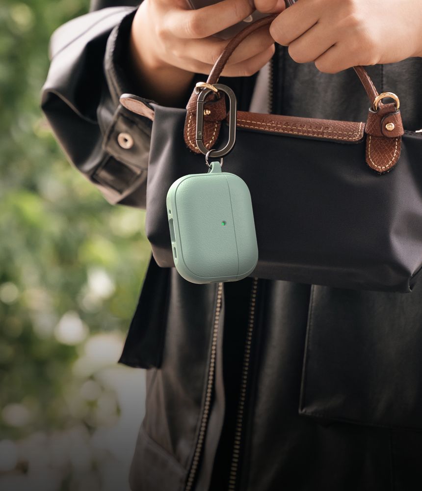 iTok webáruház - Ringke Onyx Magnetic MagSafe Case for AirPods Pro 3 (zöld) 6 Ringke Onyx Magnetic MagSafe Case for AirPods Pro 3 (zöld)