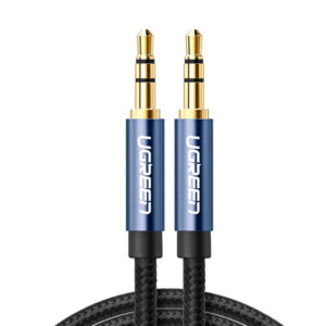 Ugreen AV112 AUX audiokábel, 3,5 mm-es mini jack, 1 m, kék