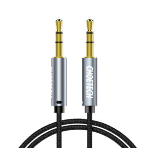 Choetech AUX002 AUX-kábel, 3,5 mm-es mini jack dugó-dugó, 1,2 m (fekete)
