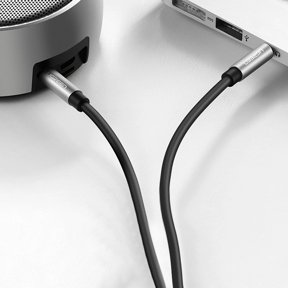 iTok webáruház - Ugreen Ugreen AV119 10736 AUX audiokábel, 3,5 mm mini jack, 3 m (fekete) 4 Ugreen AV119 10736 audio cable mini jack 3.5mm / mini jack 3.5mm 3m (fekete)