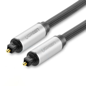 Ugreen AV108 10540 Toslink/SPDIF optikai kábel, 2 m (szürke)