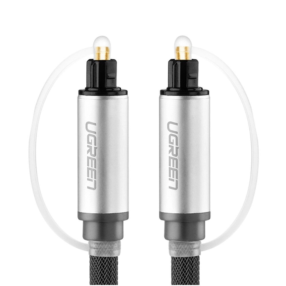 iTok webáruház - Ugreen Ugreen AV108 10540 Toslink/SPDIF optikai kábel, 2 m (szürke) 7 Ugreen AV108 10540 optical Toslink/SPDIF cable 2m (szürke)
