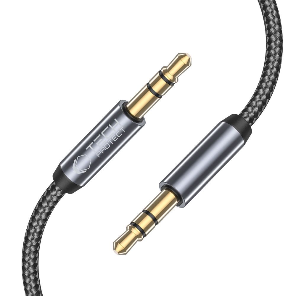 iTok webáruház - Tech-Protect Tech-Protect UltraBoost 3,5 mm-es mini jack audiokábel, 1,5 m (fekete) 4 Tech-Protect UltraBoost cable 3.5mm mini jack / 3.5mm mini jack 1.5m (fekete)