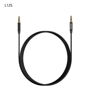 Dudao L12S AUX kábel, 3,5 mm mini jack, 1 m (fekete)