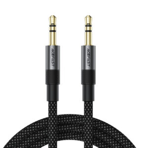 Acefast J10 AUX kábel mini jack 3,5 mm, 1 m (fekete)