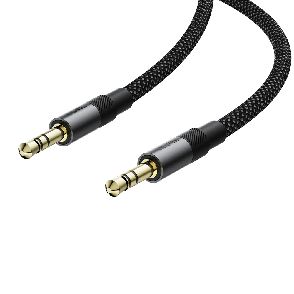 iTok webáruház - Acefast J10 AUX kábel mini jack 3,5 mm, 1 m (fekete) 3 Acefast J10 AUX cable mini jack 3.5mm 1m (fekete)