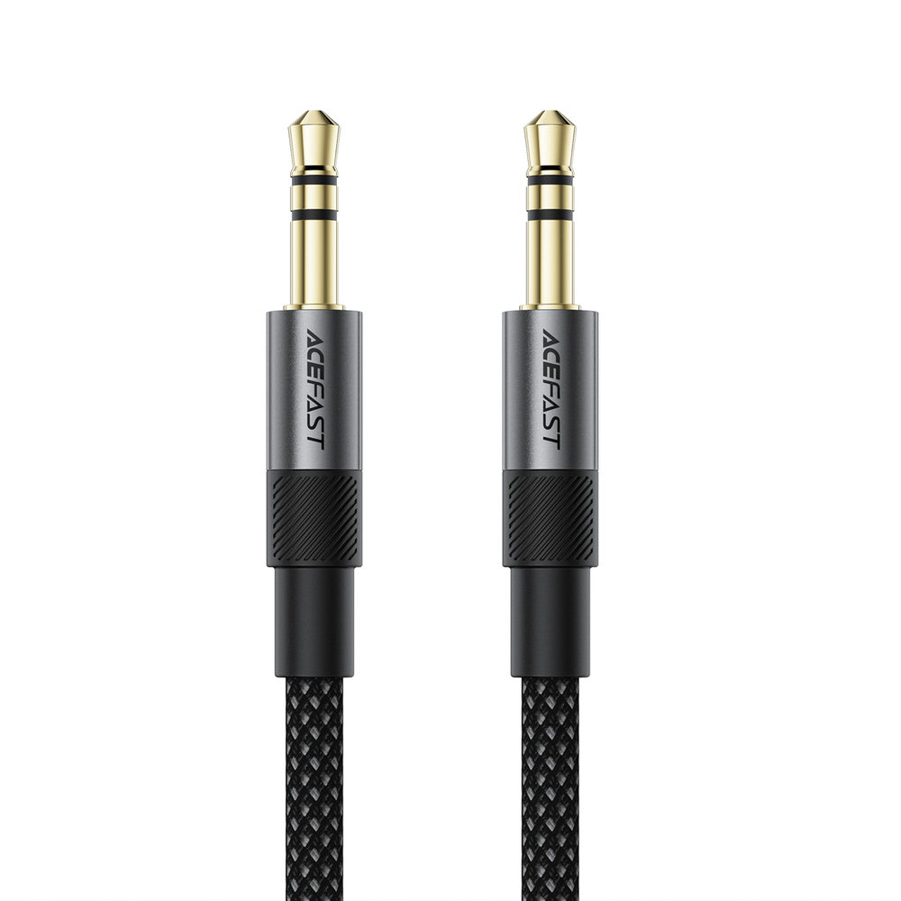 iTok webáruház - Acefast J10 AUX kábel mini jack 3,5 mm, 1 m (fekete) 4 Acefast J10 AUX cable mini jack 3.5mm 1m (fekete)