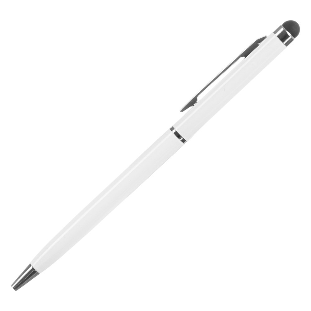 iTok webáruház - Érintőképernyős golyóstoll fehér 1 Touch Panel Stylus Pen for Smartphones Tablets Notebooks white