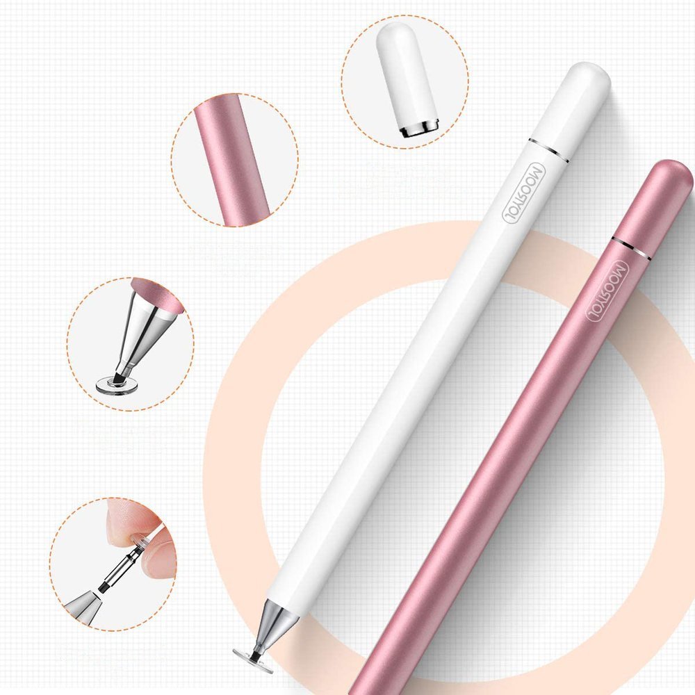 iTok webáruház - Joyroom Joyroom JR-BP560 kapacitív érintőceruza, fehér 8 Joyroom excellent series passive capacitive stylus pen white (JR-BP560)