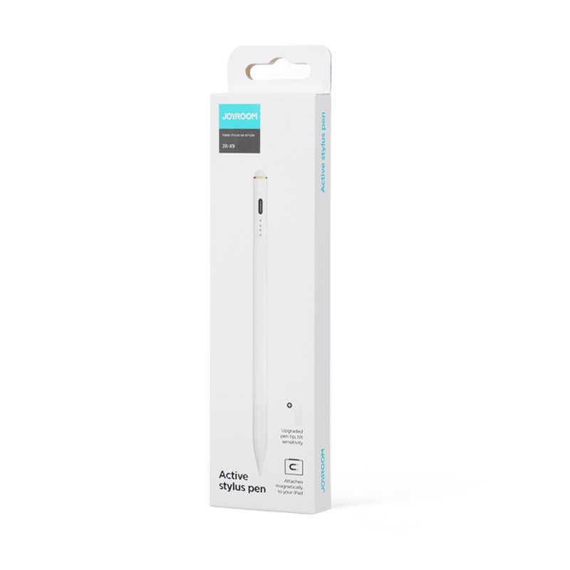 iTok webáruház - Joyroom Joyroom JR-X9 aktív érintőceruza iPadhez, fehér 5 Joyroom JR-X9 Active Stylus for Apple iPad White (JR-X9)