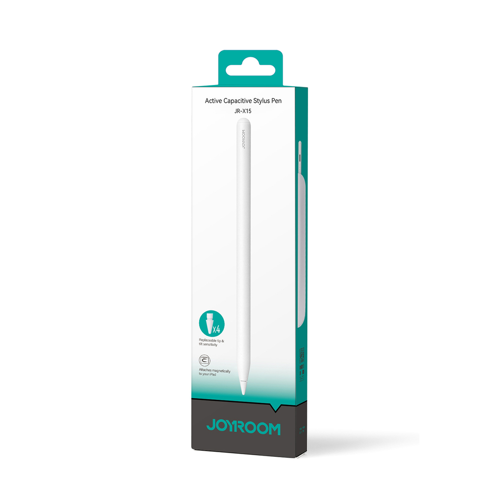iTok webáruház - Joyroom Joyroom JR-X15 aktív érintőceruza USB-C töltéssel (fehér) 3 Joyroom JR-X15 active stylus 130mAh USB-C (fehér)