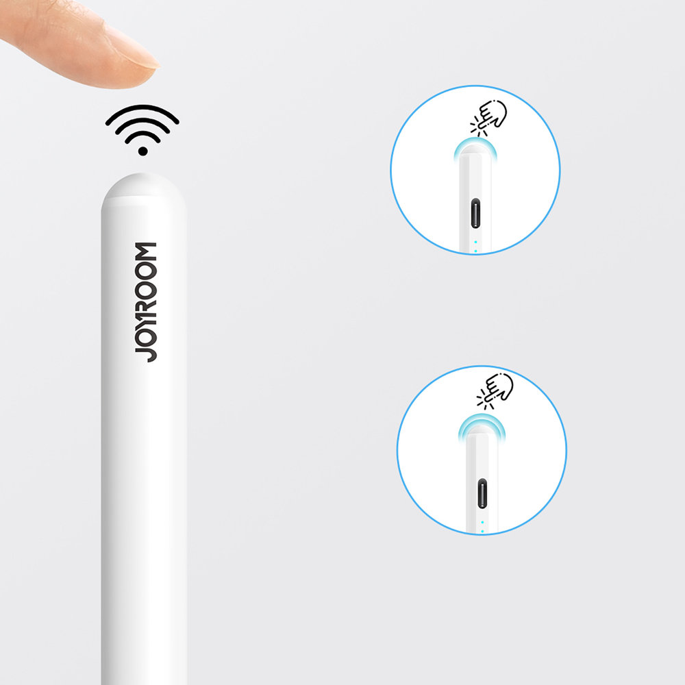 iTok webáruház - Joyroom Joyroom JR-X15 aktív érintőceruza USB-C töltéssel (fehér) 6 Joyroom JR-X15 active stylus 130mAh USB-C (fehér)