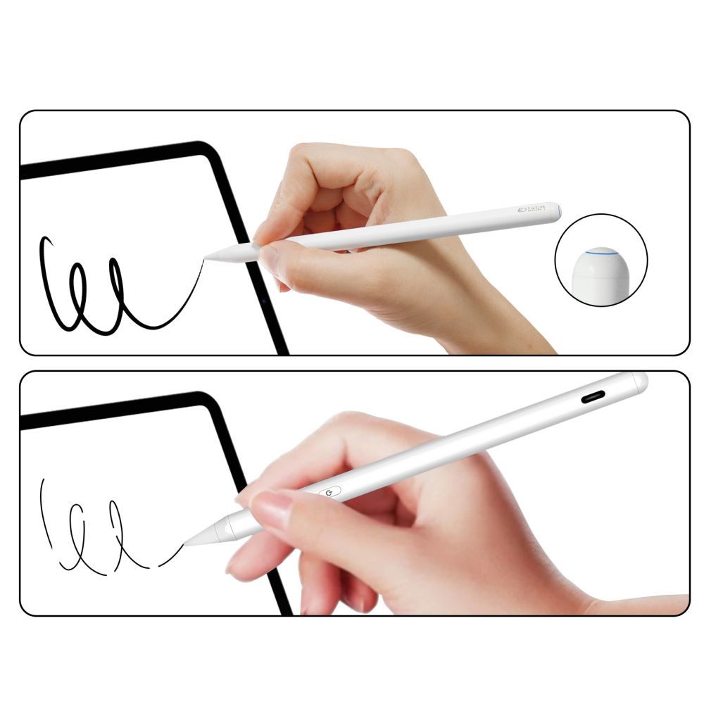 iTok webáruház - Tech-Protect Tech-Protect Digital Magnetic Stylus Pen 2 iPad érintőceruza (fehér) 7 Tech-Protect Digital Magnetic Stylus Pen 2 Magnetic for iPad Tablet (fehér)
