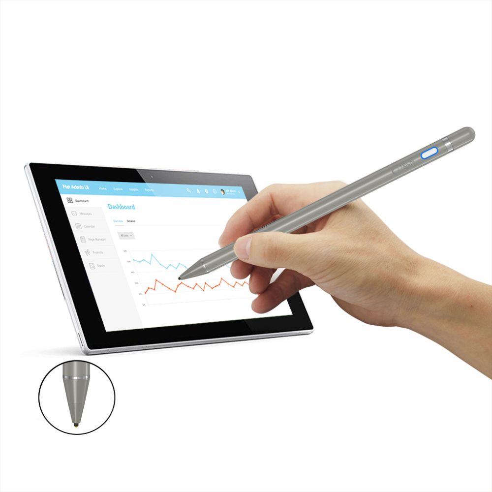 iTok webáruház - Tech-Protect Tech-Protect Active Stylus (titán) 3 Tech-Protect Active Stylus (titán)