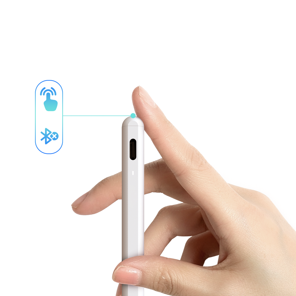 iTok webáruház - Wozinsky Wozinsky WRA-08 érintőceruza iPadhez, USB-C gyorstöltéssel (fehér) 7 Wozinsky WRA-08 Stylus for iPad USB-C Fast Charging (fehér)
