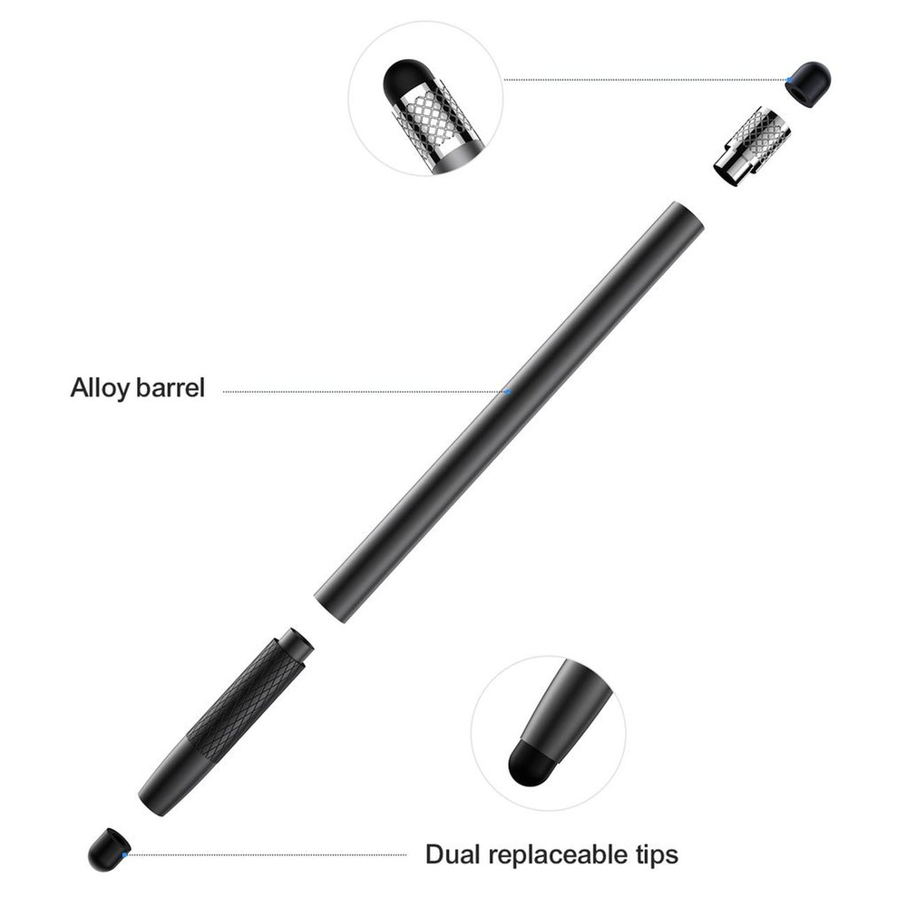 iTok webáruház - Joyroom Joyroom JR-DR01 passzív érintőceruza (fekete) 3 Joyroom JR-DR01 Passive Stylus (fekete)