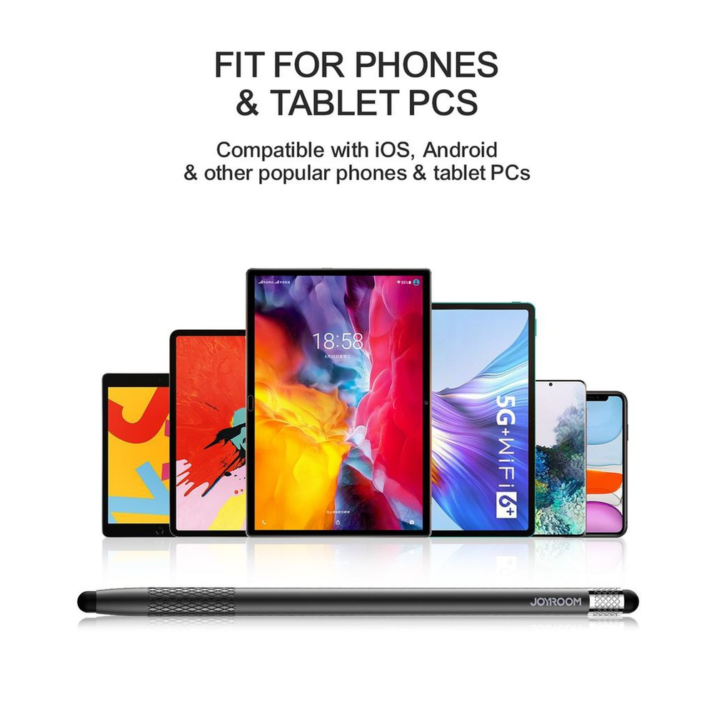 iTok webáruház - Joyroom Joyroom JR-DR01 passzív érintőceruza (fekete) 5 Joyroom JR-DR01 Passive Stylus (fekete)