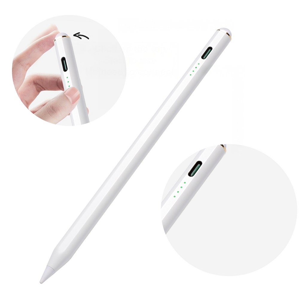 iTok webáruház - Joyroom Joyroom JR-X9S aktív érintőceruza 2 cserélhető heggyel (fehér) 5 Joyroom JR-X9S stylus active pen with 2 replaceable tips (fehér)