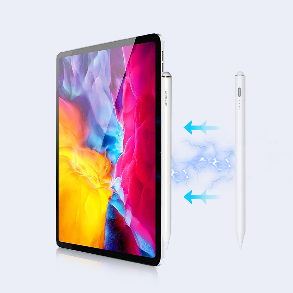 iTok webáruház - Joyroom Joyroom JR-X9S aktív érintőceruza 2 cserélhető heggyel (fehér) 8 Joyroom JR-X9S stylus active pen with 2 replaceable tips (fehér)