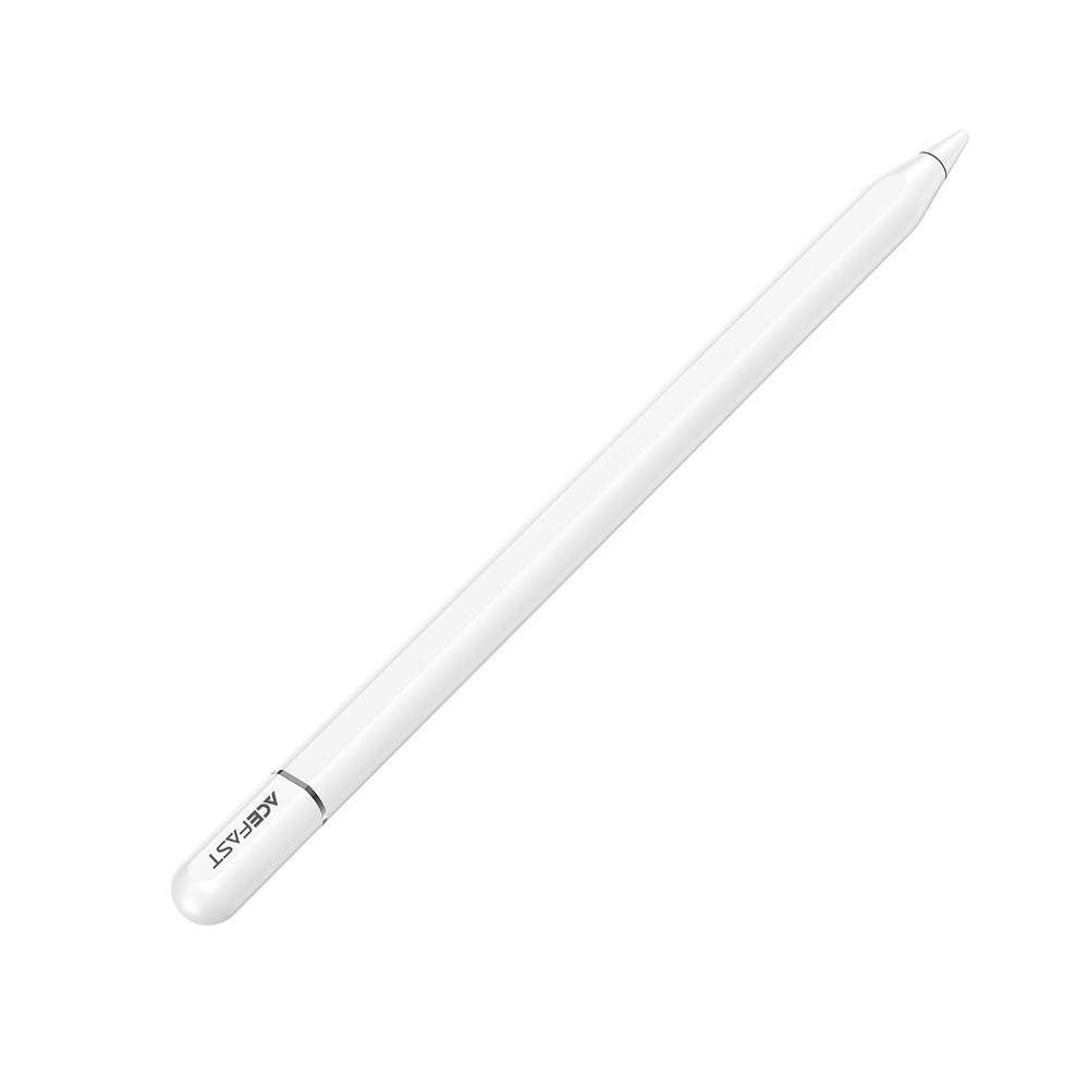 iTok webáruház - Acefast V3 kapacitív érintőceruza iPadhez (fehér) 3 Acefast V3 Capacitive Stylus for iPad with Wireless Charging and 2 Interchangeable Tips (fehér)