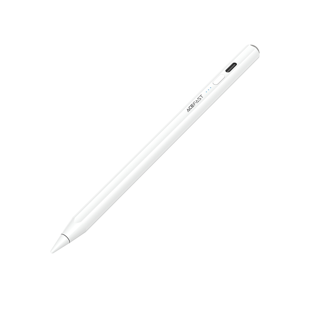 iTok webáruház - Acefast V2 kapacitív érintőceruza iPadhez, 2 cserélhető heggyel (fehér) 1 Acefast V2 Capacitive Stylus for iPad with 2 Interchangeable Tips (fehér)