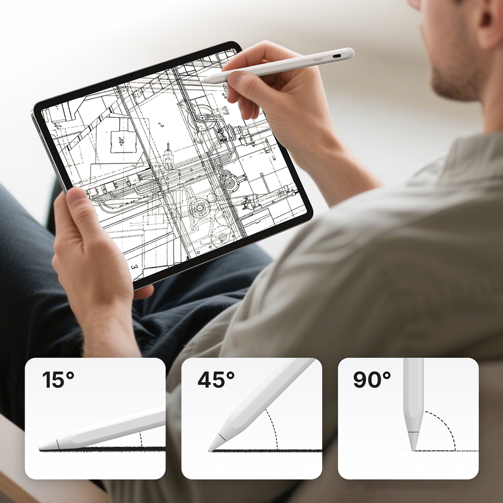 iTok webáruház - Metapen Metapen Pencil A8 iPad érintőceruza (fehér) 3 Metapen Pencil A8 for iPad (fehér)
