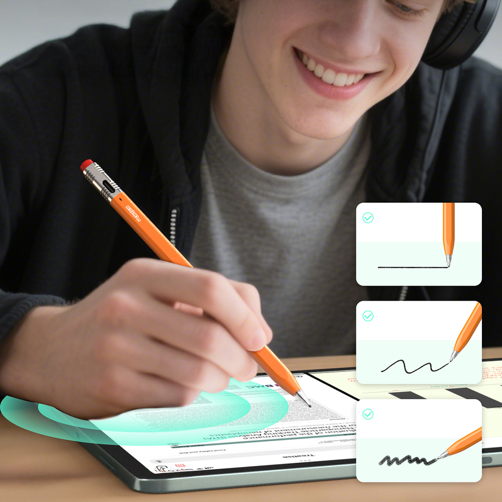 iTok webáruház - Metapen Metapen Pencil Air8 Pro X érintőceruza iPadhez (narancssárga) 7 Metapen Pencil Air8 Pro X stylus for iPad (narancssárga)