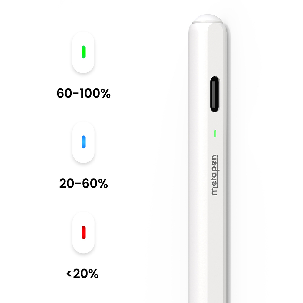 iTok webáruház - Metapen Metapen Pencil Air8 Pro iPadhez (fehér) 6 Metapen Pencil Air8 Pro for iPad (fehér)