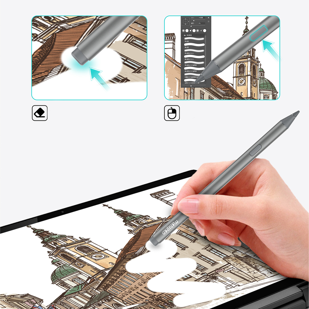 iTok webáruház - Metapen Metapen Pen M2 érintőceruza (szürke) 5 Metapen Pen M2 stylus (szürke)