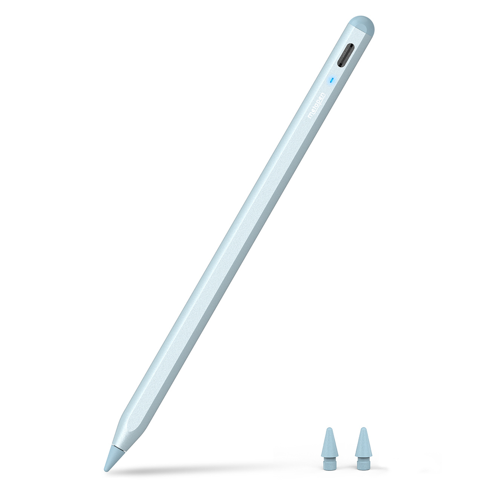 iTok webáruház - Metapen Metapen A8 aktív érintőceruza iPadhez, USB-C (kék) 1 Metapen A8 Active Stylus for iPad USB-C (kék)