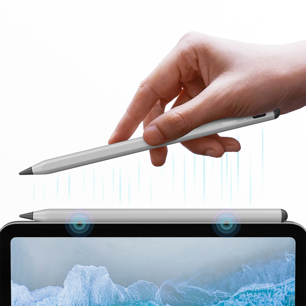 iTok webáruház - Metapen Metapen A8 aktív érintőceruza iPadhez USB-C (szürke) 2 Metapen A8 Active Stylus for iPad USB-C (szürke)