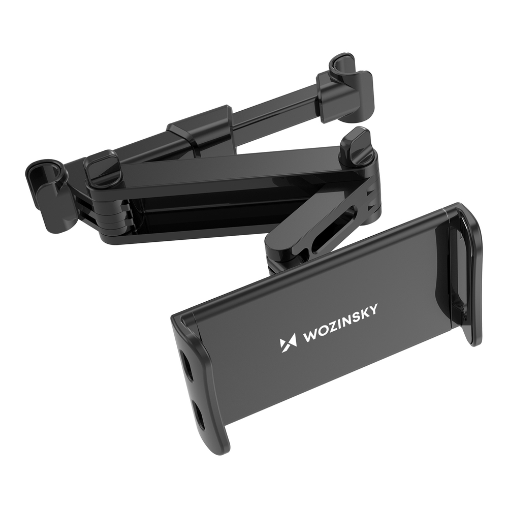 iTok webáruház - Wozinsky Wozinsky WTHBK3 állítható fejtámlás tartó telefonhoz és táblagéphez 4 Wozinsky Adjustable Headrest Holder for Tablet or Phone Black (WTHBK3)