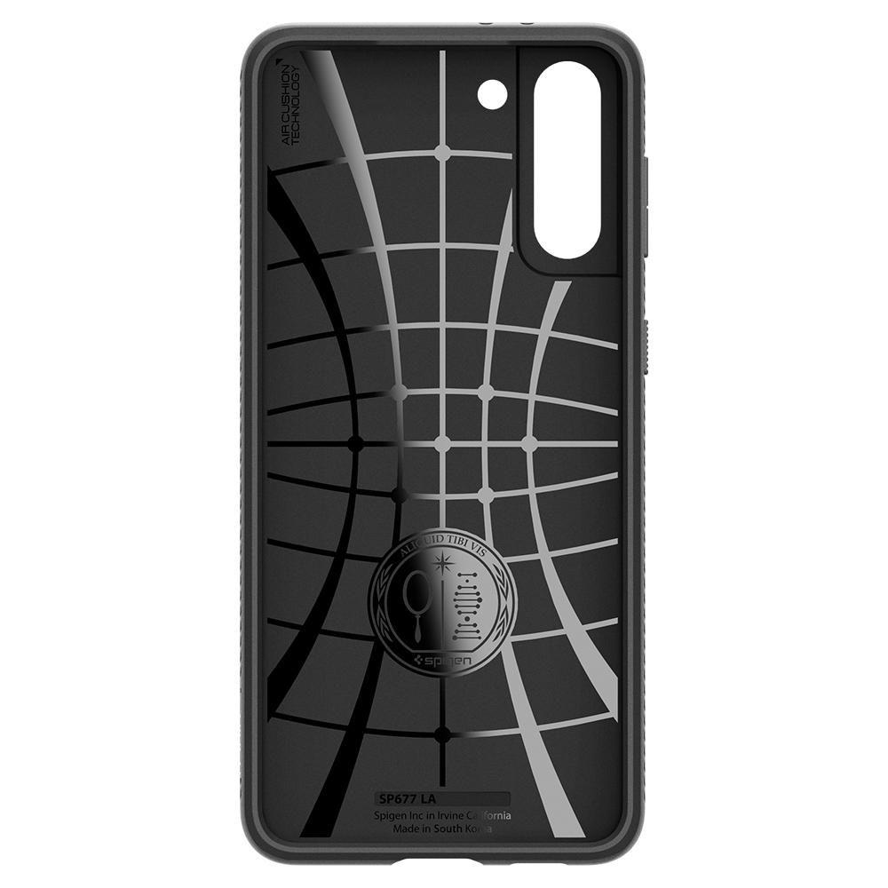 iTok webáruház - Samsung Spigen Liquid Air tok Samsung Galaxy S21-hez (matt fekete) 5 Spigen Liquid Air Case for Samsung Galaxy S21 (matt fekete)