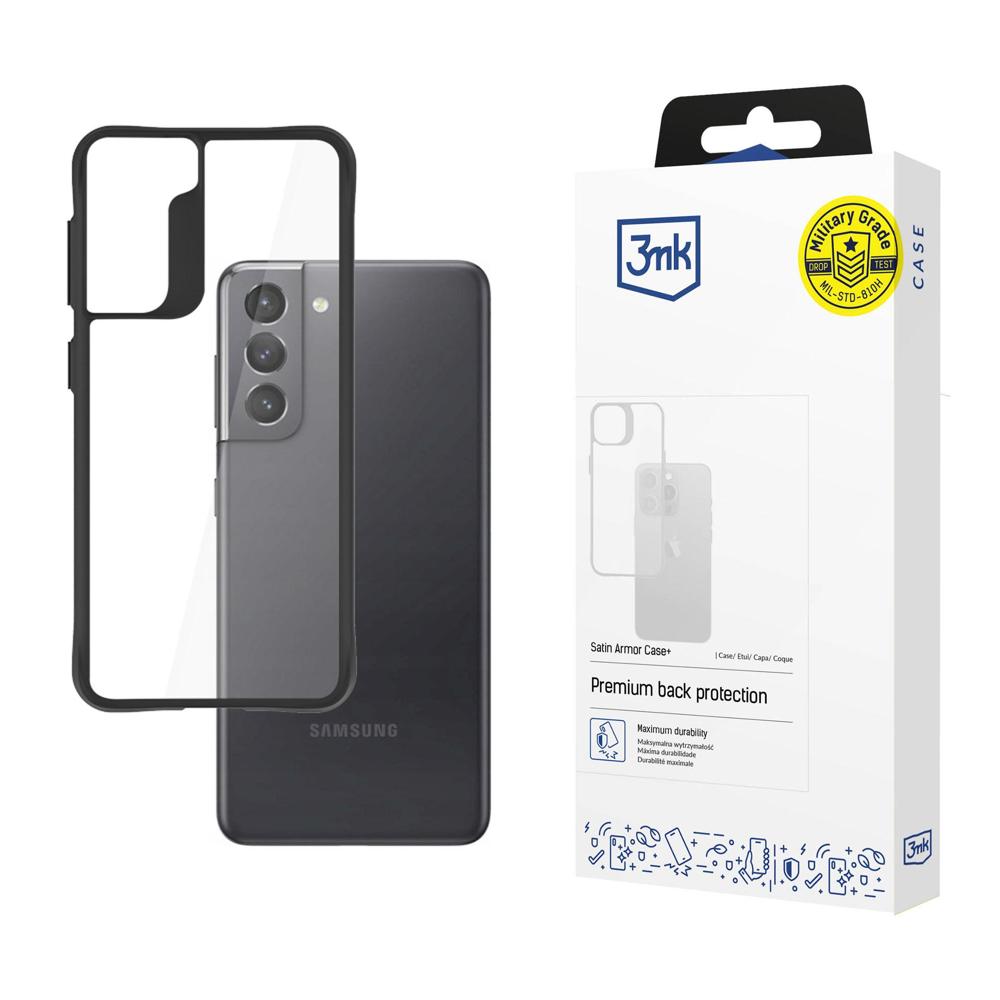 iTok webáruház - Samsung Samsung Galaxy S21 5G – 3mk Satin Armor Case+ 1 Samsung Galaxy S21 5G - 3mk Satin Armor Case+